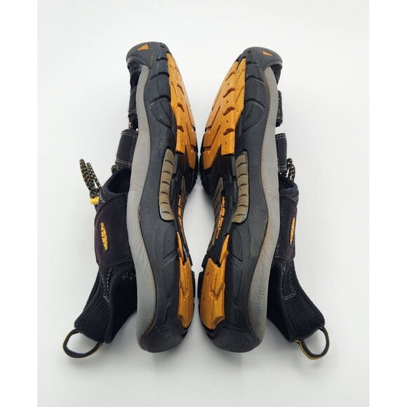 Keen Newport H2 Waterproof Hiking and Water Sandals Black Yellow Mens Size 10 main image 4